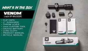 Vortex Venom 1-6x24 SFP AR-BDC3 (MOA) Tüfek Dürbünü