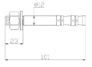 CLIMBING TECHNOLOGY  BOLT VIDASI 12MM