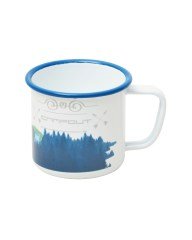 Nurgaz Campout Emaye Kupa Beyaz Doğa