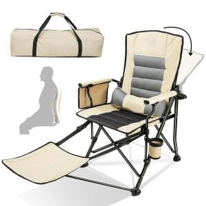 WINDCAMP KATLANIR KAMP SANDALYESİ COMFORT - BEJ