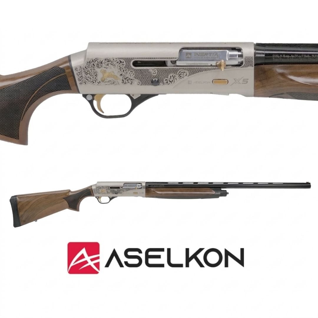 Aselkon X5 Gold Duck Gravürlü Av Tüfeği