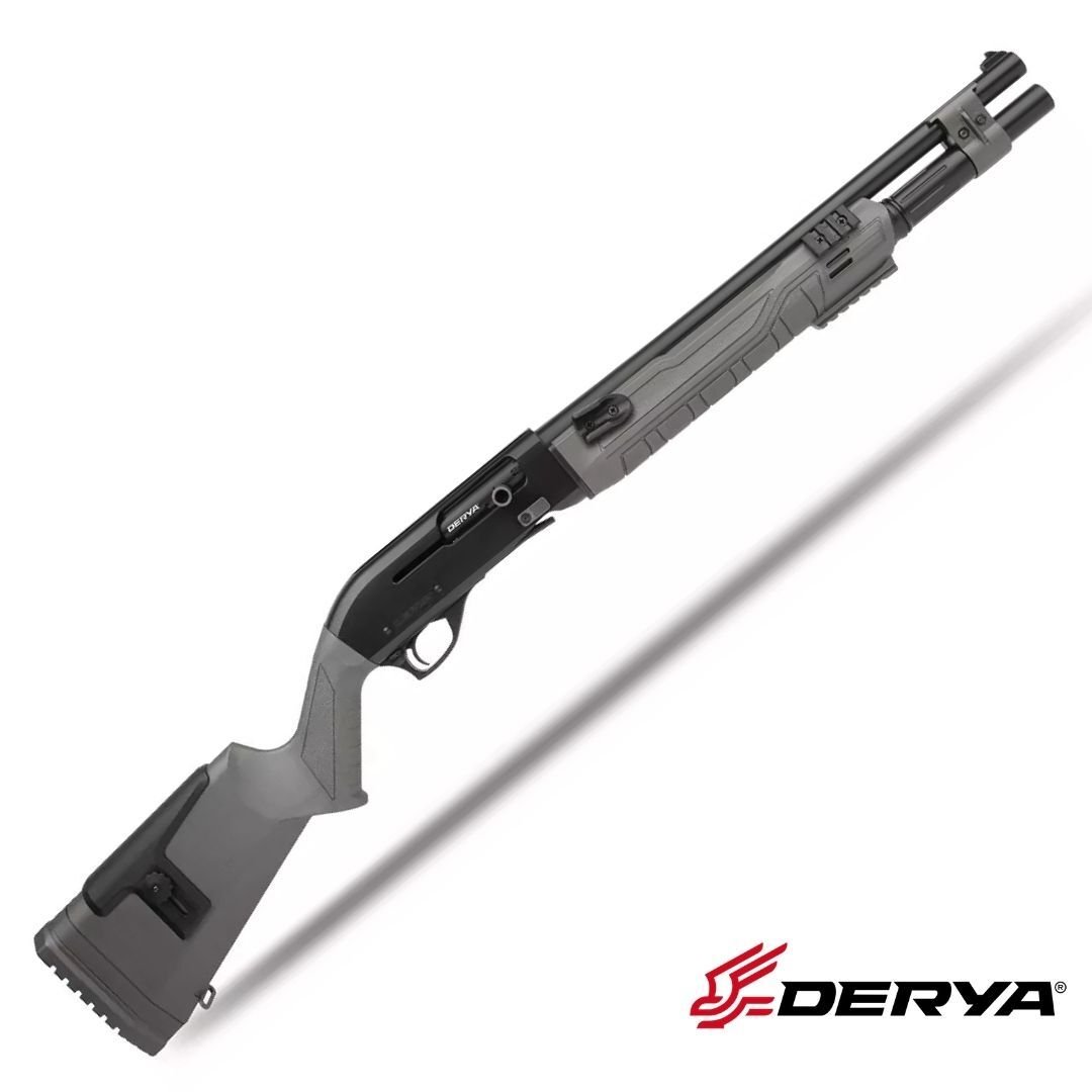 Derya XT-410C Dipçik Gri Yarı Otomatik Av Tüfeği