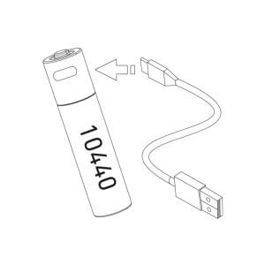 Ledlenser 10440 Li-ion Şarj Edilebilir Pil 200 mAh