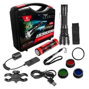 Klarus Long Throw XT12GT Pro Kit 1600 Lümen El ve Tüfek Feneri Seti