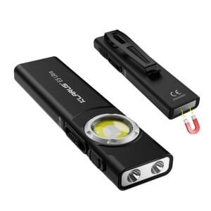 Klarus E5 Ultra Siyah- Ultra Ince, Manyetik, Şarjlı Edc El Feneri (800 Lümen)