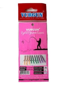 80gr Atarlı İstavrit Çaparisi F10 UV (Siyah İğne)