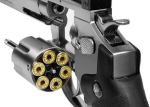 ASG Dan Wesson 6 inç Silver + Co2 Gas + 1500 Adet Çelik Bilye + Taşıma Çantası + Atış Gözlüğü