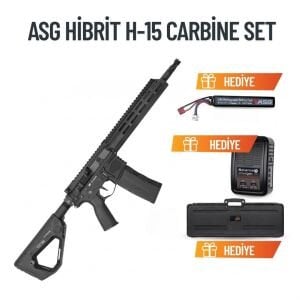 ASG H-15 Carbine Airsoft Tüfek Kampanyalı Set - 90004