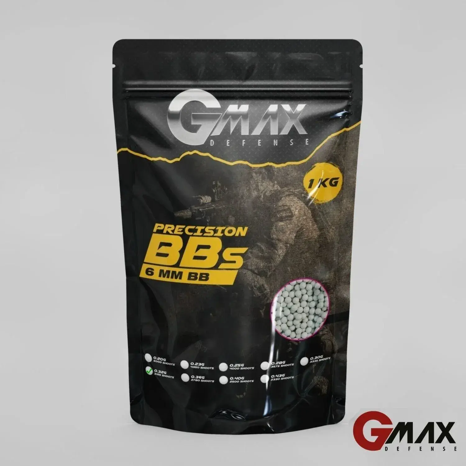 Gmax 0.32 Gr 1 Kg XL Paket Airsoft BB