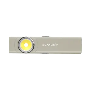 Klarus E5 Plus Ultra Slim Triple-Lights 650 Lümen El Feneri (Gri)