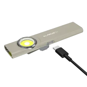 Klarus E5 Plus Ultra Slim Triple-Lights 650 Lümen El Feneri (Gri)