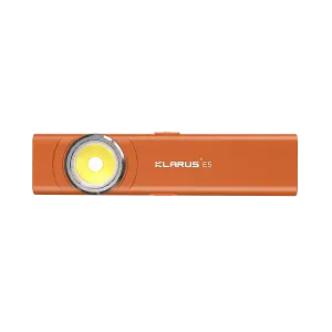 Klarus E5 Plus Ultra Slim Triple-Lights 650 Lümen El Feneri (Turuncu)