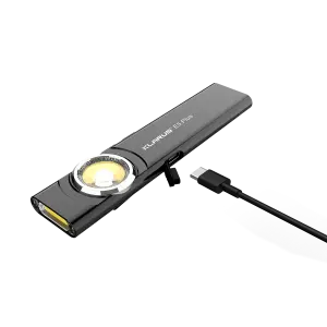 Klarus E5 Plus Ultra Slim Triple-Lights 650 Lümen El Feneri (Siyah)