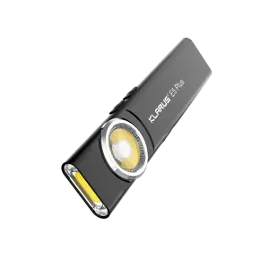Klarus E5 Plus Ultra Slim Triple-Lights 650 Lümen El Feneri (Siyah)