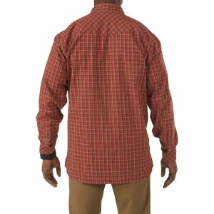 5.11 FLANNEL L/S GOMLEK KIRMIZI