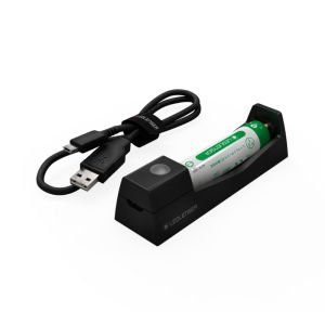 Ledlenser 14500 Li-ion Şarj Edilebilir 750 mAh Pil ve Şarj İstasyonu