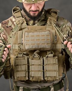 Single Sword Pratik Hücum Yeleği - Bej