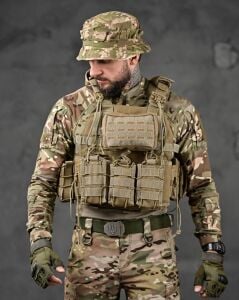 Single Sword Pratik Hücum Yeleği - Bej