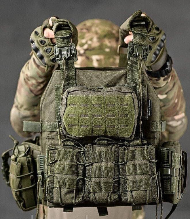 Single Sword Pratik Hücum Yeleği - Haki