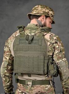 Single Sword Pratik Hücum Yeleği - Haki