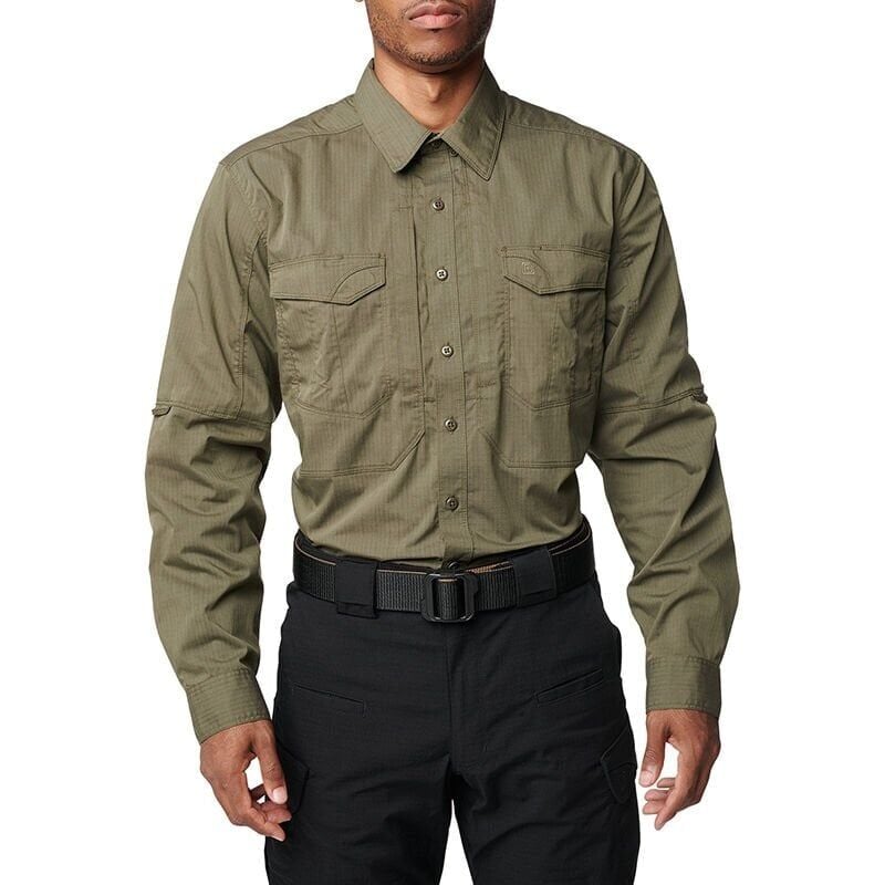 5.11 STRYKE SHIRT KOYU YESIL GOMLEK