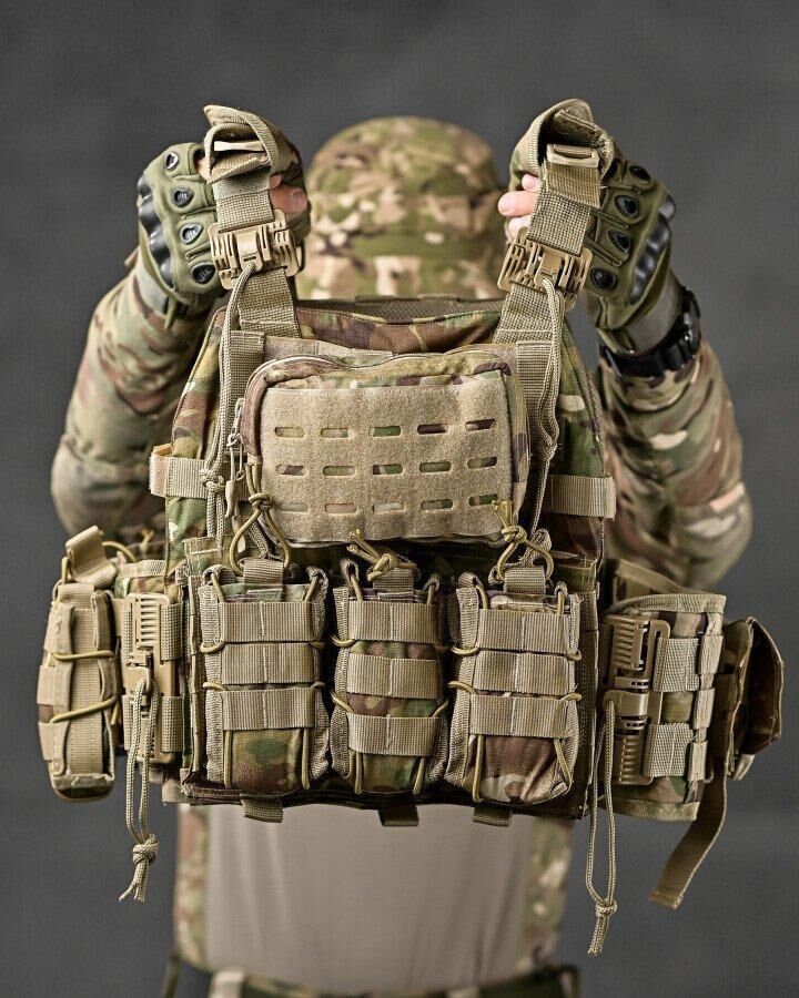 Single Sword Pratik Hücum Yeleği - Multicam