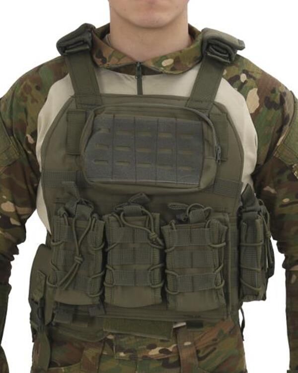 Single Sword Kasırga Tactical Balistik Plaka Takılabilen Açık Cepli Hücum Yeleği - Haki