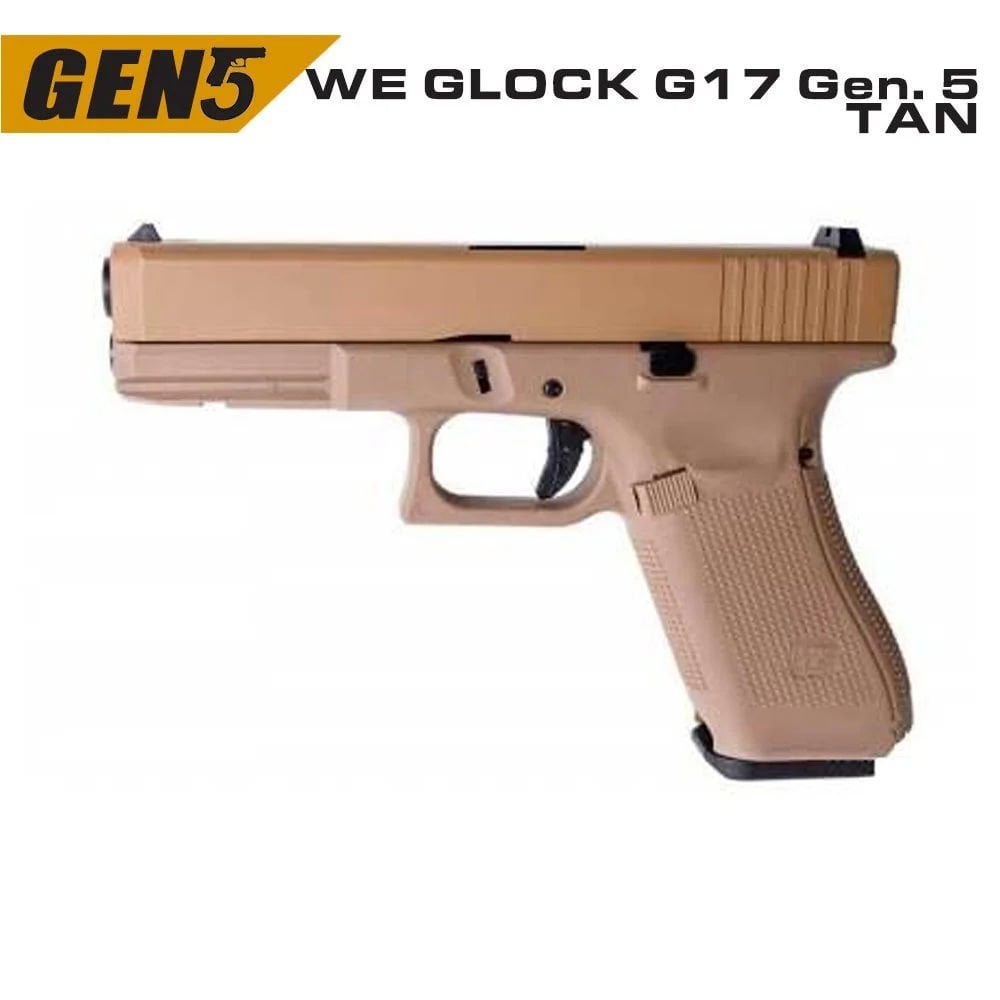 We Glock G17 Gen5 Airsoft Tabanca - Tan
