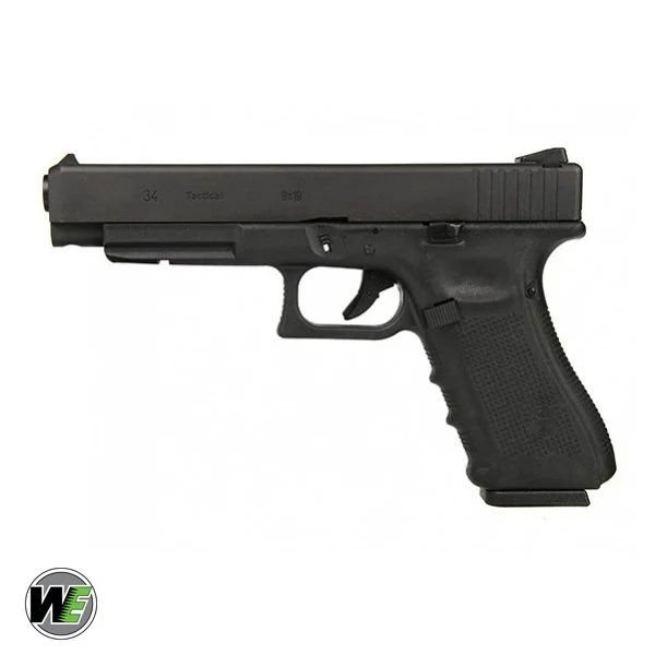 WE GLOCK34 G34 GEN4 SIYAH GBB AIRSOFT TABANCA