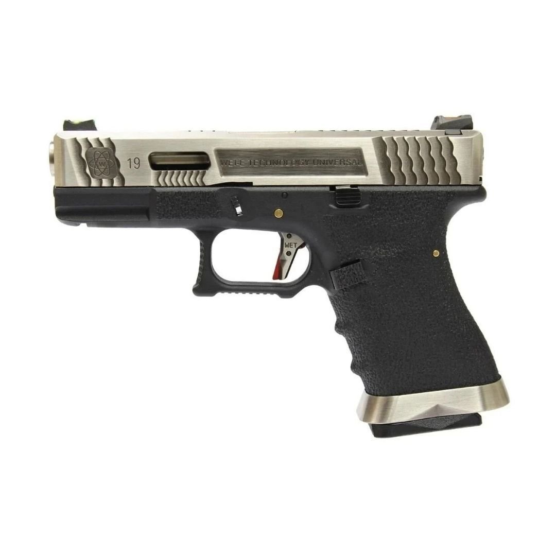 We Glock G19 T7 Airsoft Tabanca SV Kızak / SV Namlu / BK Gövde