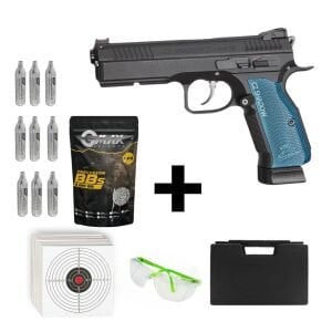 Asg Cz Shadow 2 + Co2 Gas + 0.20gr BB + Taşıma Çantası + Atış Gözlüğü