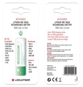 Ledlenser 18650 Li-ion Şarj Edilebilir Pil 3000 mAh