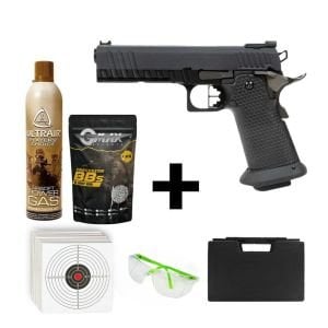 Aw Black Ace HiCapa + Green Gas + 0.20gr BB + Taşıma Çantası + Atış Gözlüğü