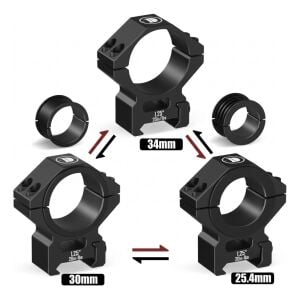 Discovery Optics 25.4/30/34 mm Alüminyum Dürbün Montaj Ayağı