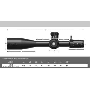 Discovery Optics XED 6-36x56 SFIR FFP MRAD Tüfek Dürbünü (Zero Stop)