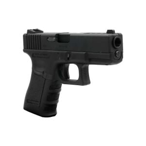 We Glock 23 Gen3 Siyah + Green Gas + 0.20gr BB + Taşıma Çantası + Atış Gözlüğü
