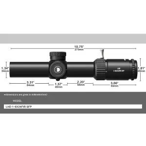 Discovery Optics LHD 1-6X24SFIR SFP Tüfek Dürbünü