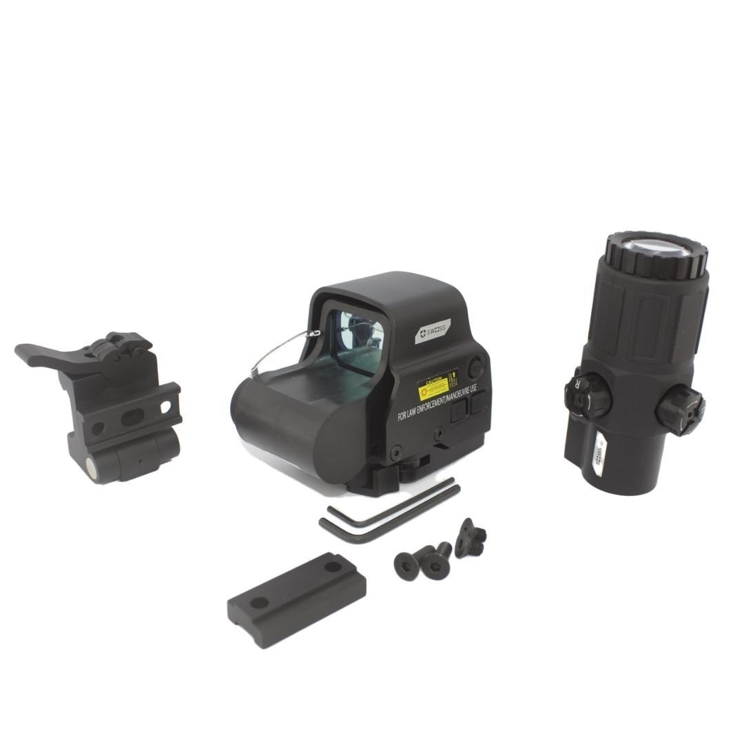 Swiss HD558 Kırmızı & Yeşil Nokta Red Dot + G33 3x Magnifier