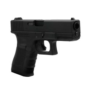 We Glock 19 Gen4 Siyah + Green Gas + 0.20gr BB + Taşıma Çantası + Atış Gözlüğü