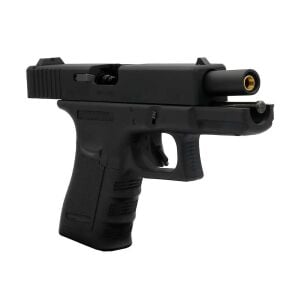 We Glock 19 Gen3 Siyah + Green Gas + 0.20gr BB + Taşıma Çantası + Atış Gözlüğü