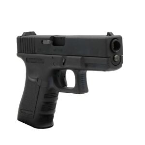 We Glock 19 Gen3 Siyah + Green Gas + 0.20gr BB + Taşıma Çantası + Atış Gözlüğü
