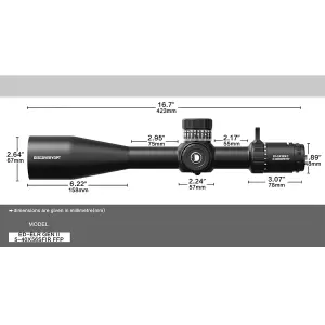 Discovery Optics ED-ELR Gen II 5-40x56 SFIR FFP-Z Tüfek Dürbünü