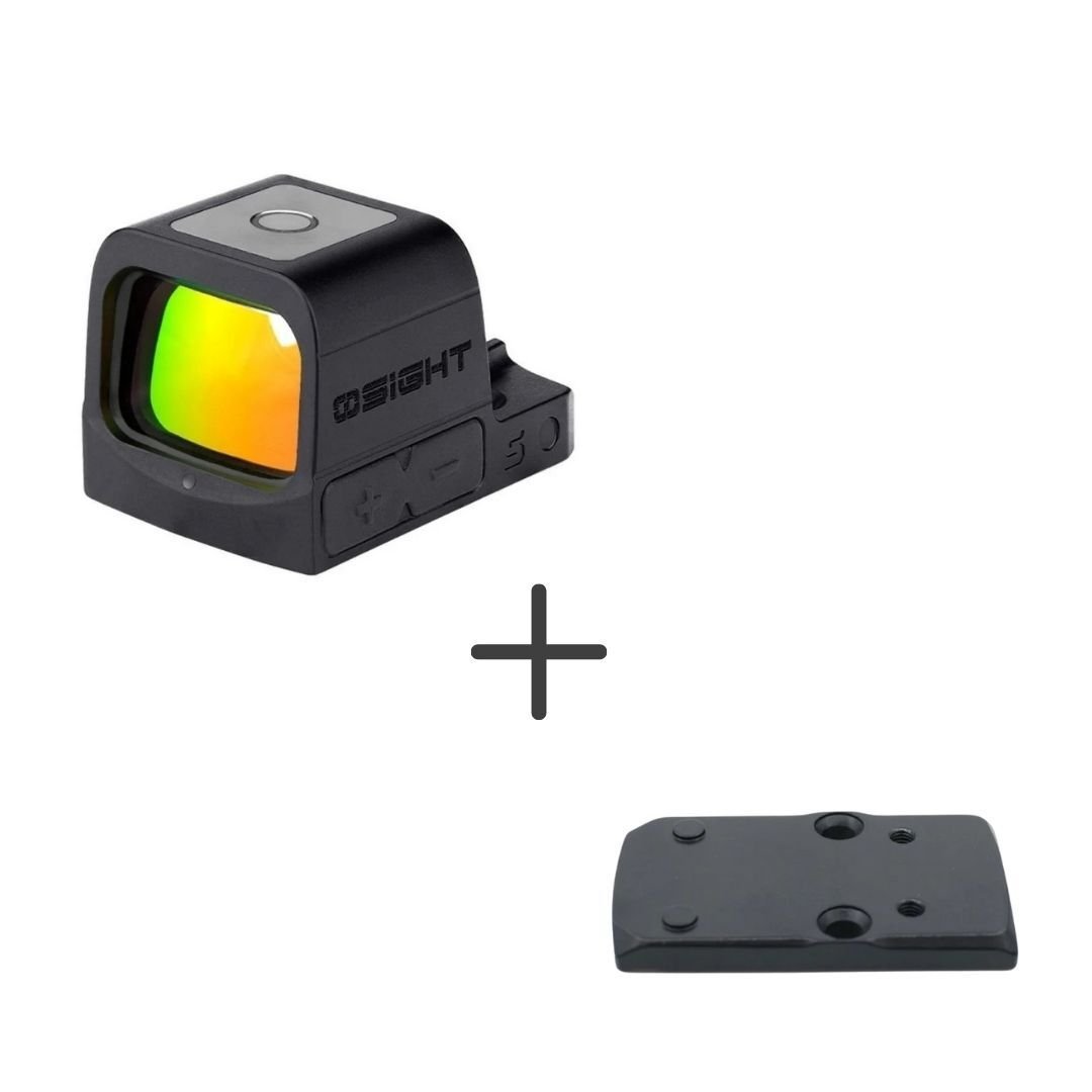 OSİGHT S 2 MOA DOT & 32 MOA CİRCLE RED DOT + RMSC PLATE