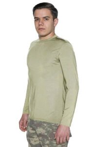 Single Sword Uzun Kol Microfiber - BEJ