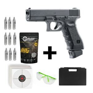 Umarex Glock 17 Deluxe + Co2 Gas + 0.20gr BB + Taşıma Çantası + Atış Gözlüğü