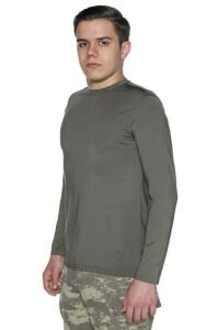 Single Sword Uzun Kol Microfiber - HAKİ