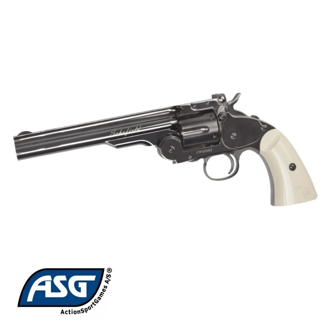ASG Schofield 6 İnç Fil Dişi Kabza Toplu Havalı Tabanca 18912