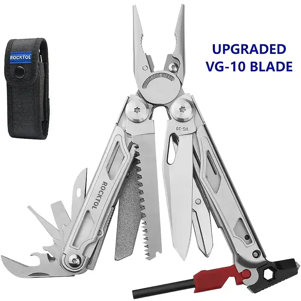 Rocktol 22 Fonksiyonlu Multitool Pense Kılıflı