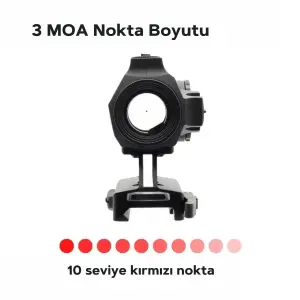 Vector Optics Maverick-IV 1x20 Mini Reflex Sight MIL RUBBER Siyah