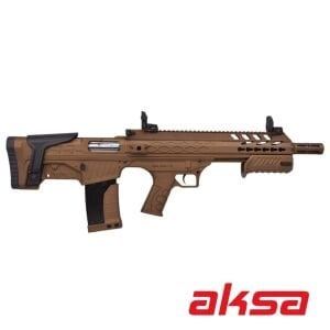 Aksa Crossfire T12 Bullpup Tan Otomatik - Pompalı Av Tüfeği (Çift Sistem)